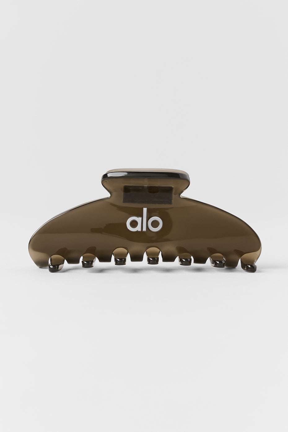 90's Claw Clip - Olive Tree Clear - Image 2