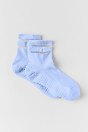 Women's Pulse Grip Sock - Light Provence Blue