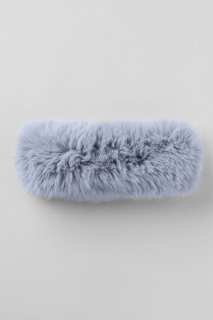 Opulent Faux Fur Wintersun Headband - Winter Frost