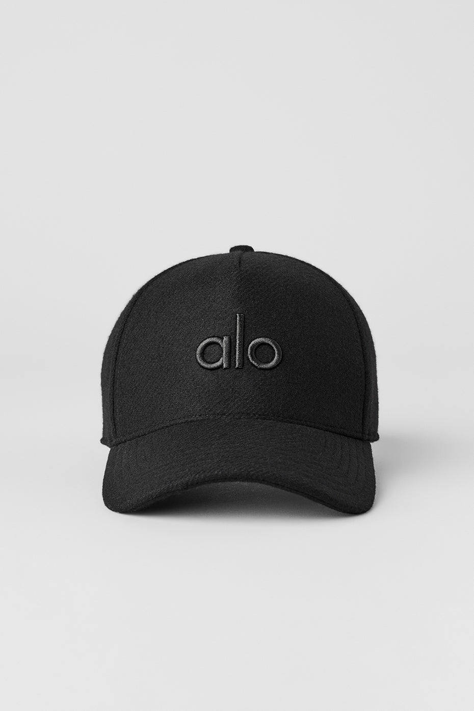 Wool Blend District Trucker Hat - Black - Image 3
