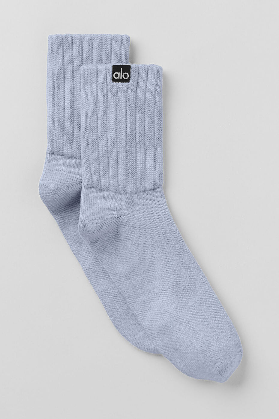 Unisex Half-Crew Scrunch Sock - Winter Frost