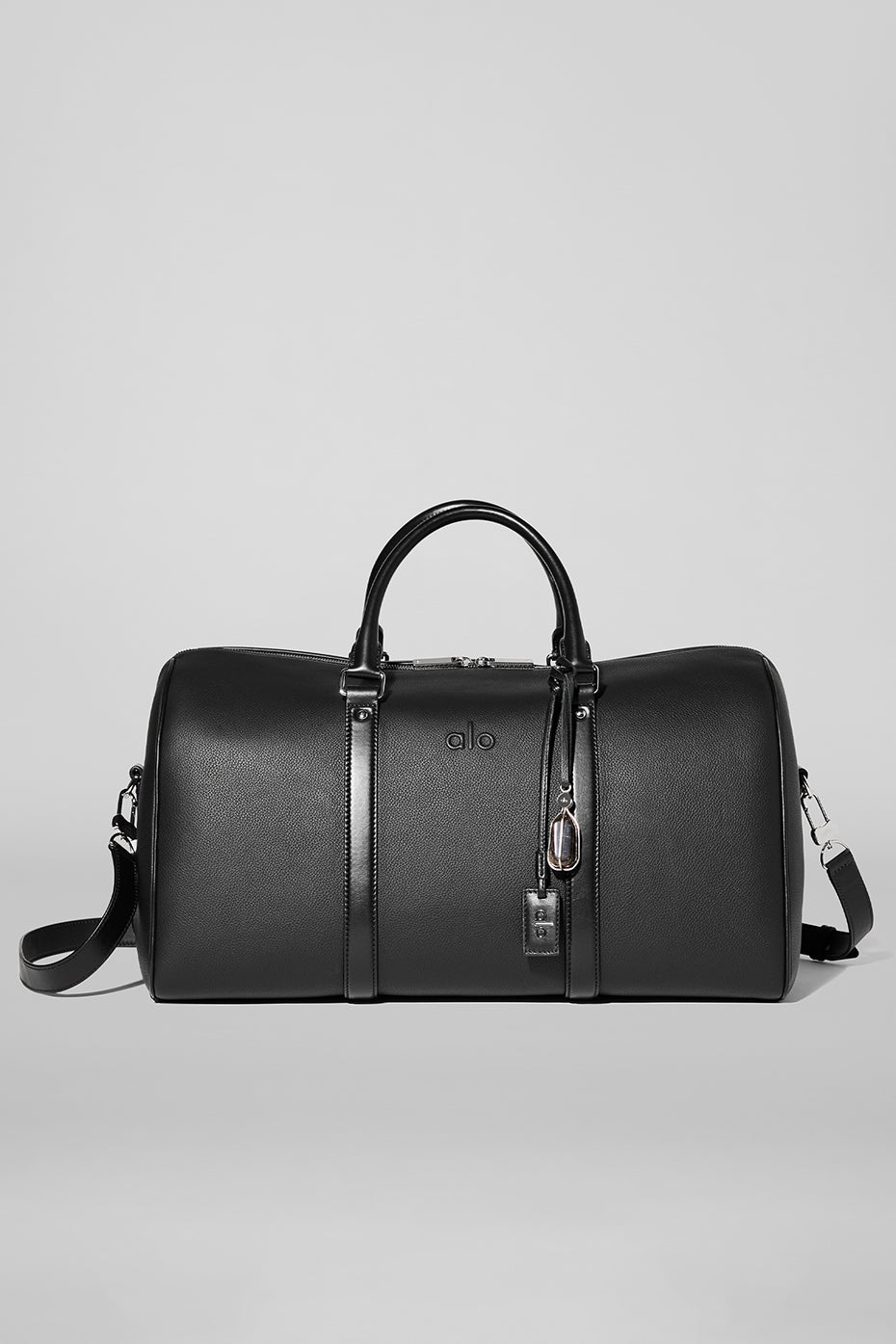 ALO Voyage Duffle - Black Leather - Image 2