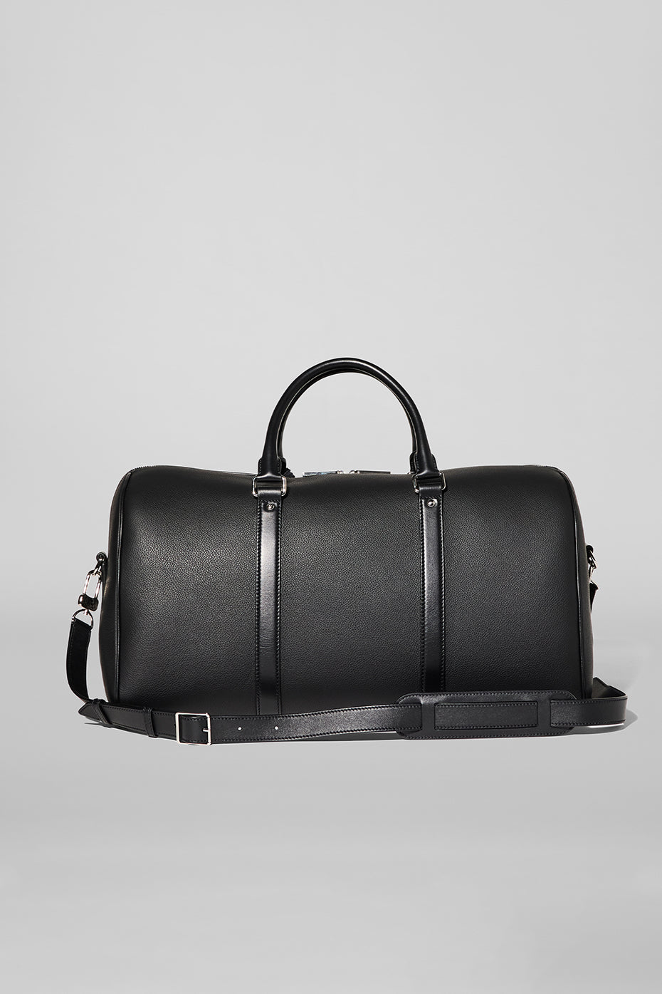 ALO Voyage Duffle - Black Leather - Image 4
