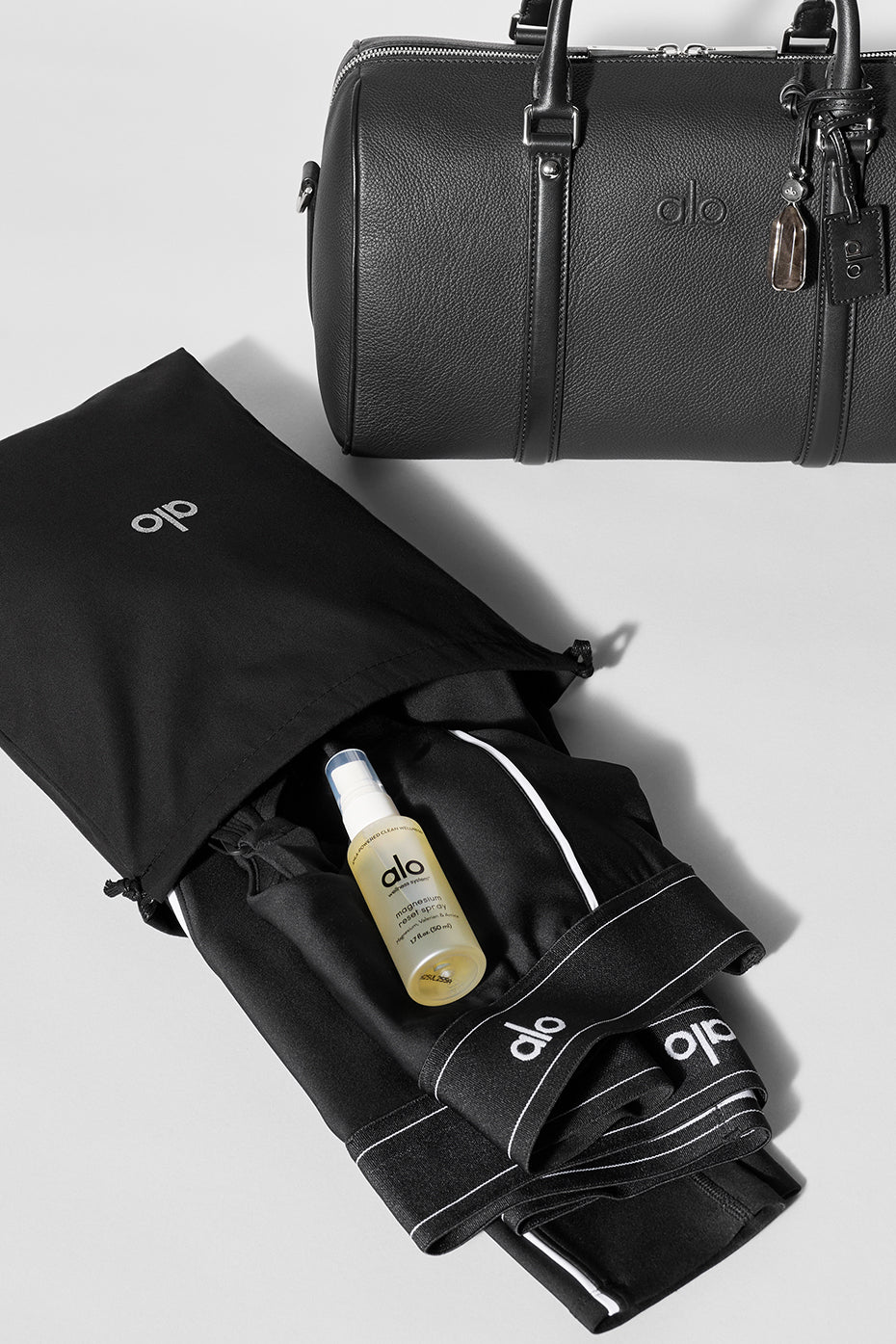 ALO Daily Voyage - Black Leather - Image 8