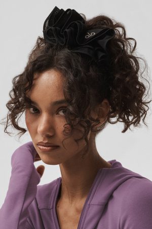 Mesh Sweet Nothing Oversize Scrunchie - Black