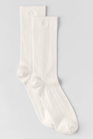 Cashmere Mesh Sock - Ivory