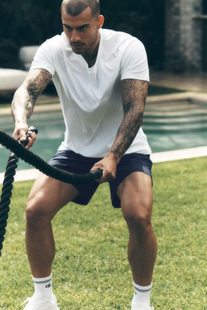 ALO Vapor Crewneck Short Sleeve - White