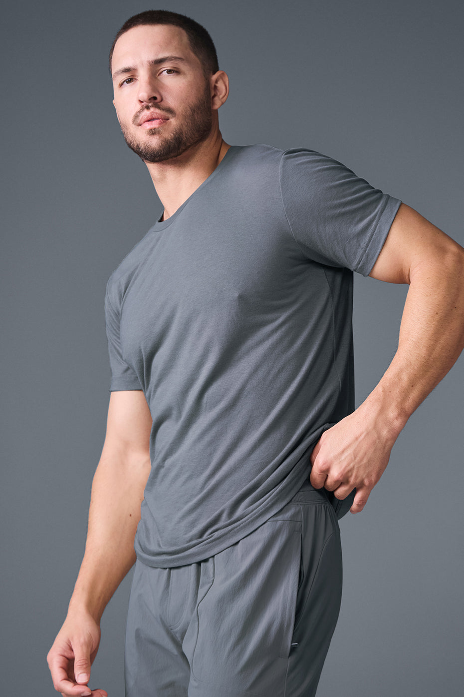 Triumph Tee - Steel Grey - Image 3