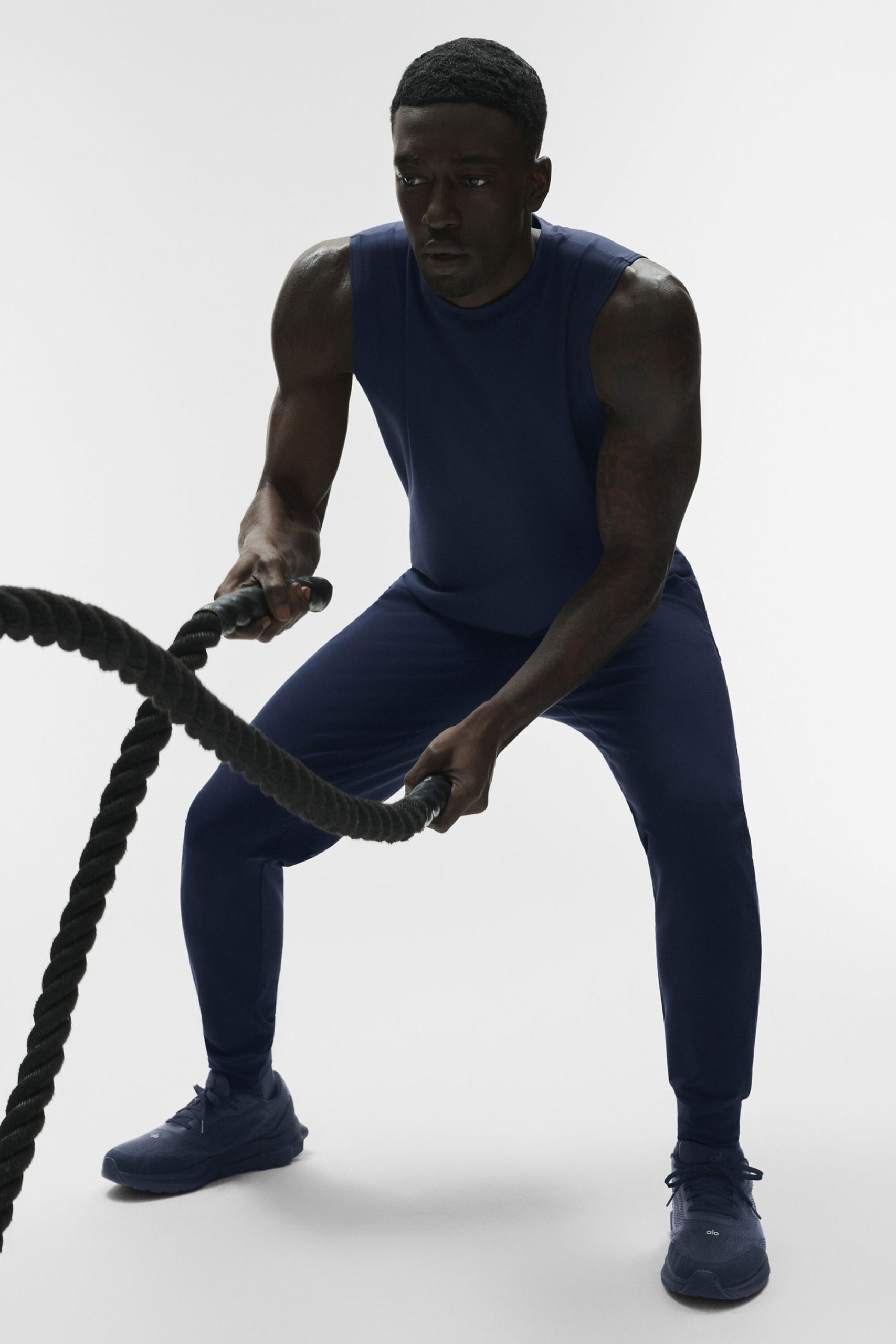 Conquer Muscle Tank - Navy - Image 4