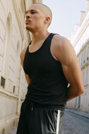 Everyday Modal Rib Tank - Black