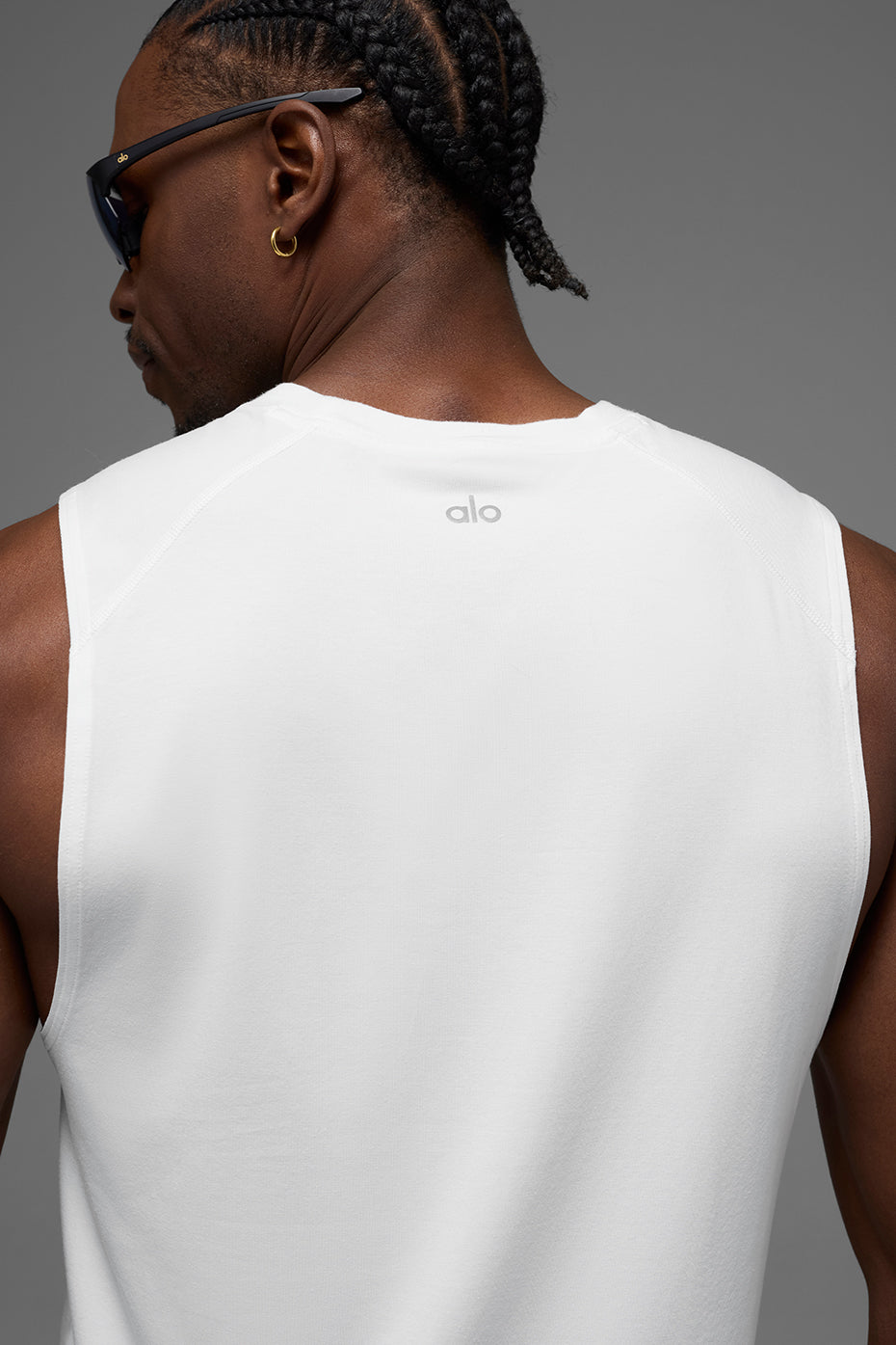ALO Vapor Muscle Tank - White - Image 4