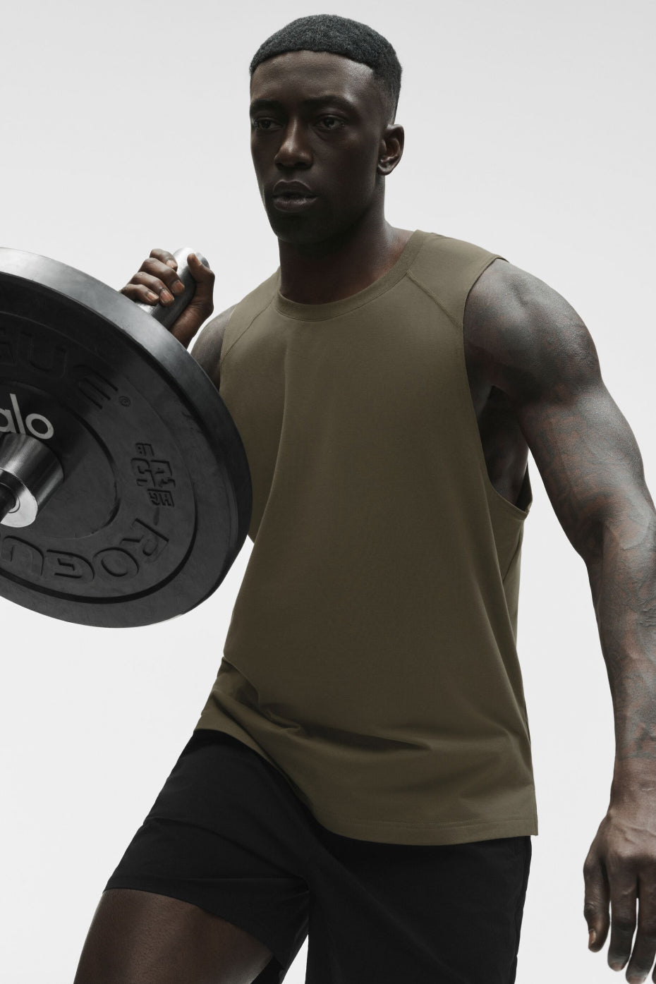 ALO Vapor Muscle Tank - Olive Tree - Image 5