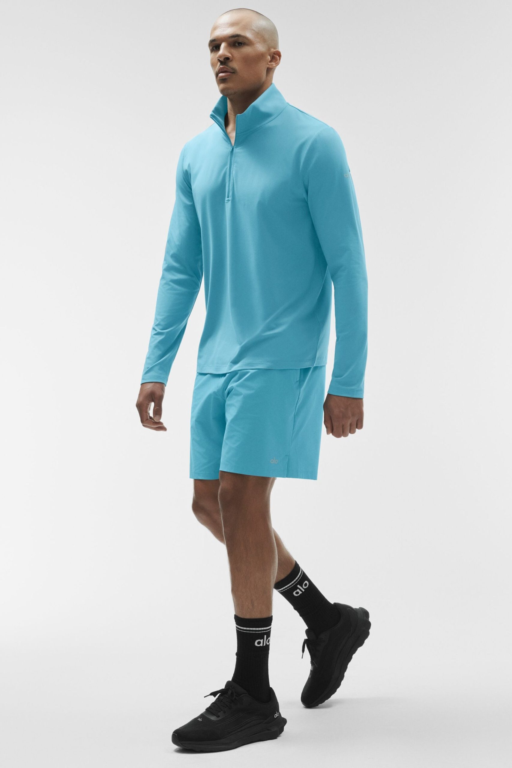 Conquer 1/4 Zip Reform Long Sleeve - Blue Breeze - Image 5