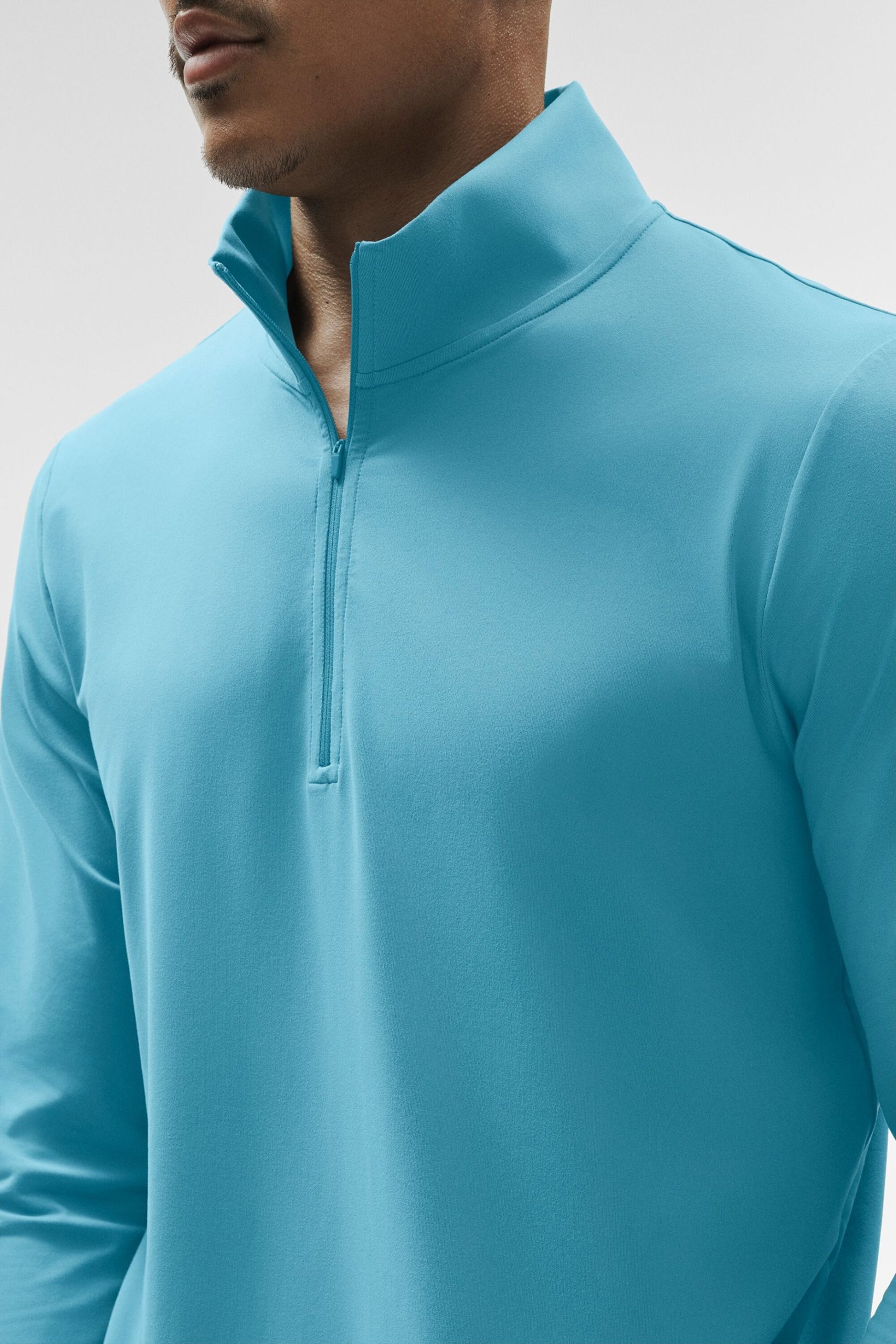 Conquer 1/4 Zip Reform Long Sleeve - Blue Breeze - Image 3