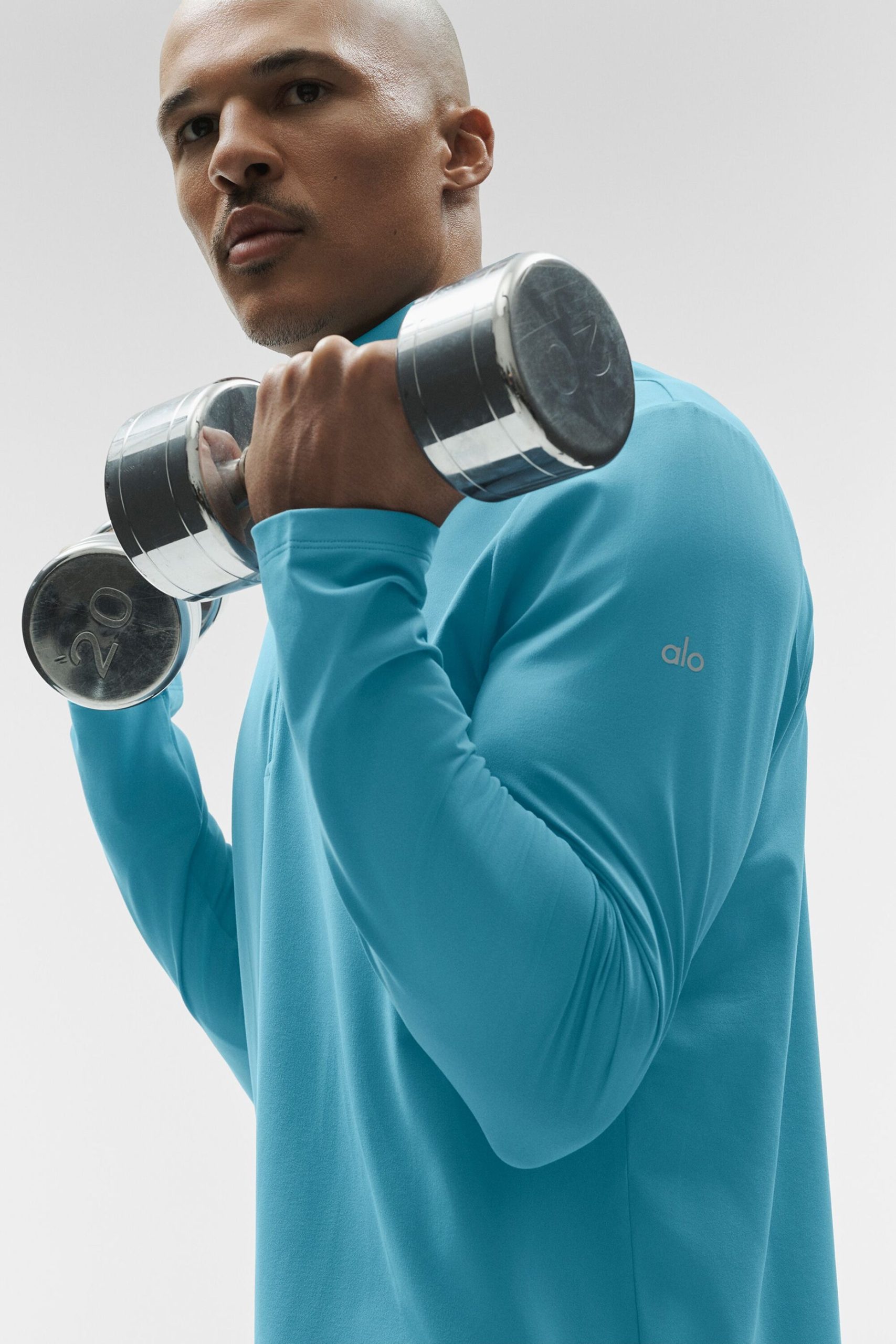 Conquer 1/4 Zip Reform Long Sleeve - Blue Breeze - Image 4