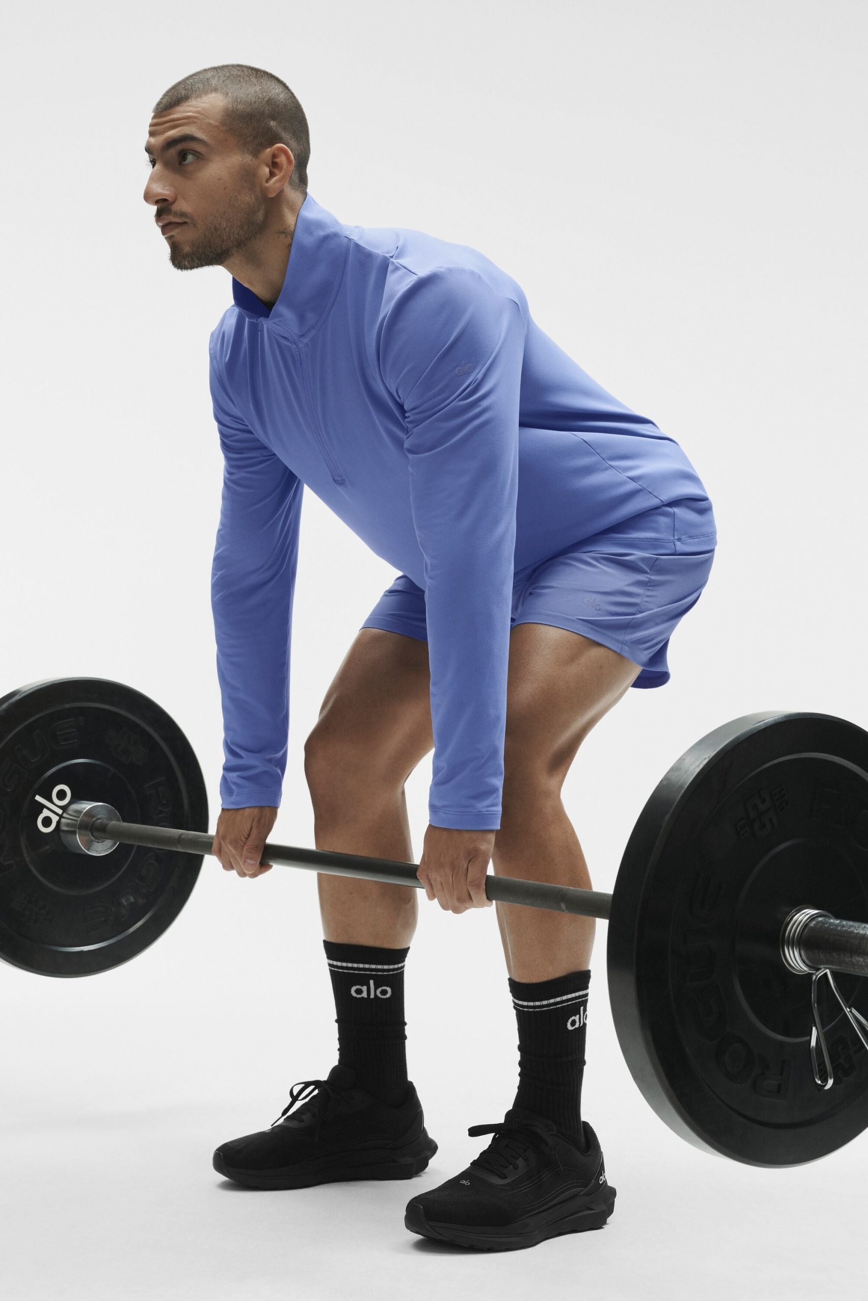 Conquer 1/4 Zip Reform Long Sleeve - Provence Blue - Image 5