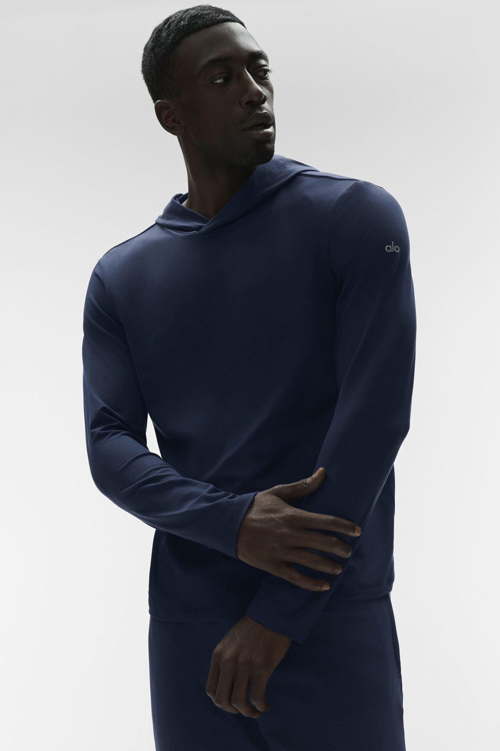 Conquer Reform Long Sleeve With Hood - Navy - Image 4