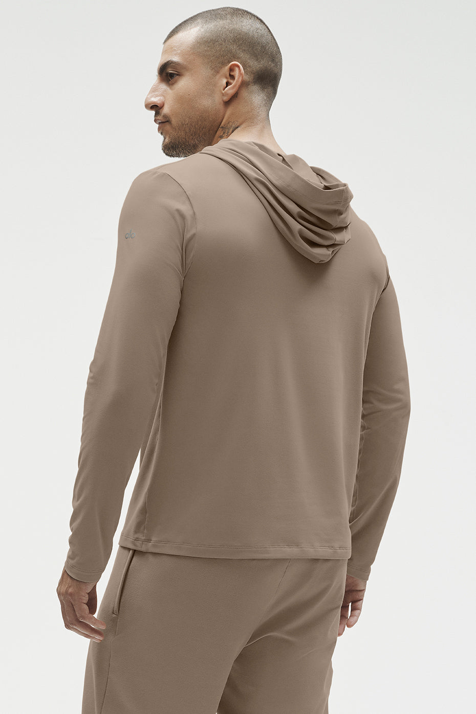 Conquer Reform Long Sleeve With Hood - Gravel - Image 4