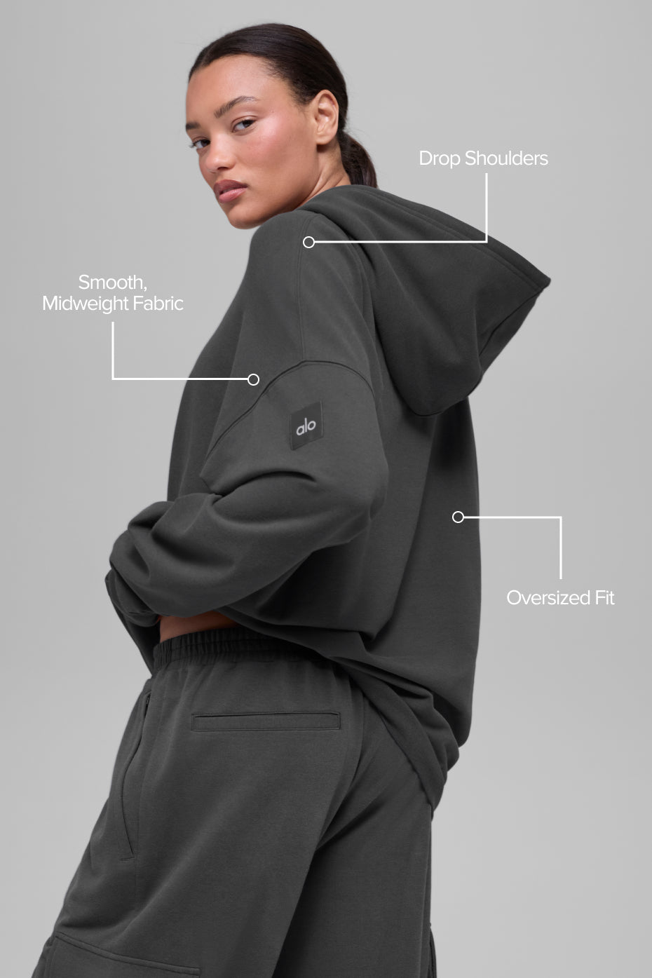 Double Take Hoodie - Anthracite - Image 2