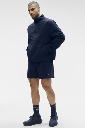 Light Weight Takeaway Track Pullover - Navy
