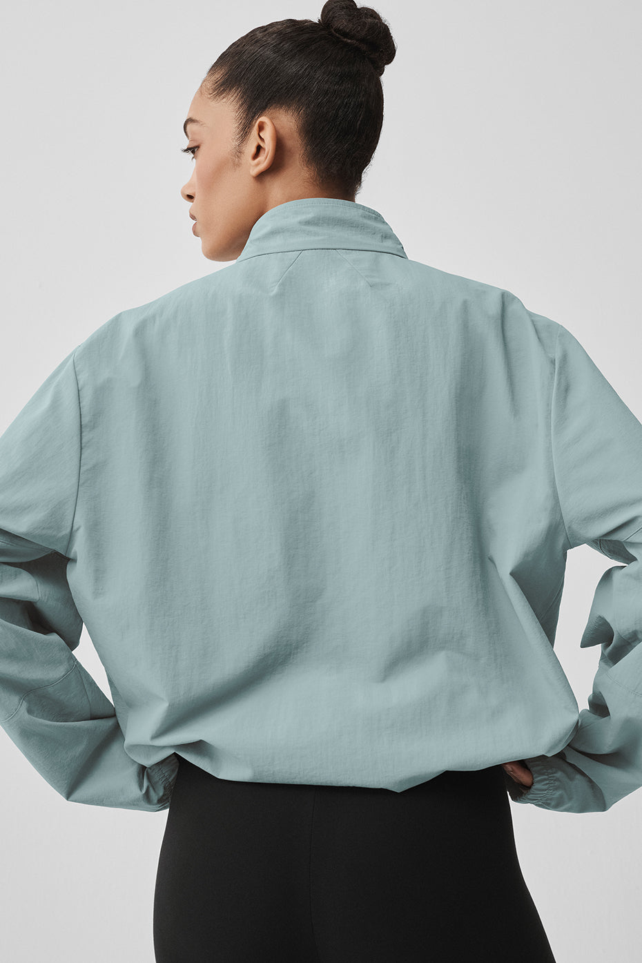 Light Weight Takeaway Track Pullover - Desert Sage - Image 3