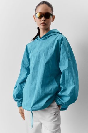 Axis Hooded Pullover - Blue Breeze