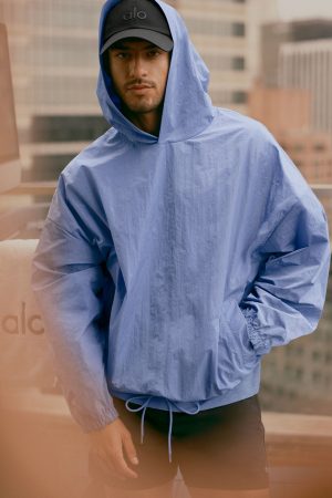 Axis Hooded Pullover - Provence Blue