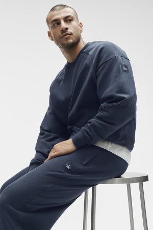 Field Crew Neck Sweatshirt - Navy