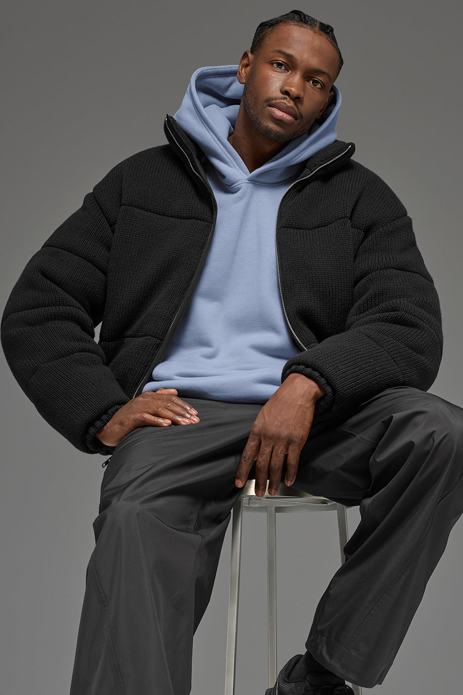 Stage Sweater Puffer - Black - Image 4