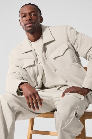 Ease Trucker Jacket - Bone