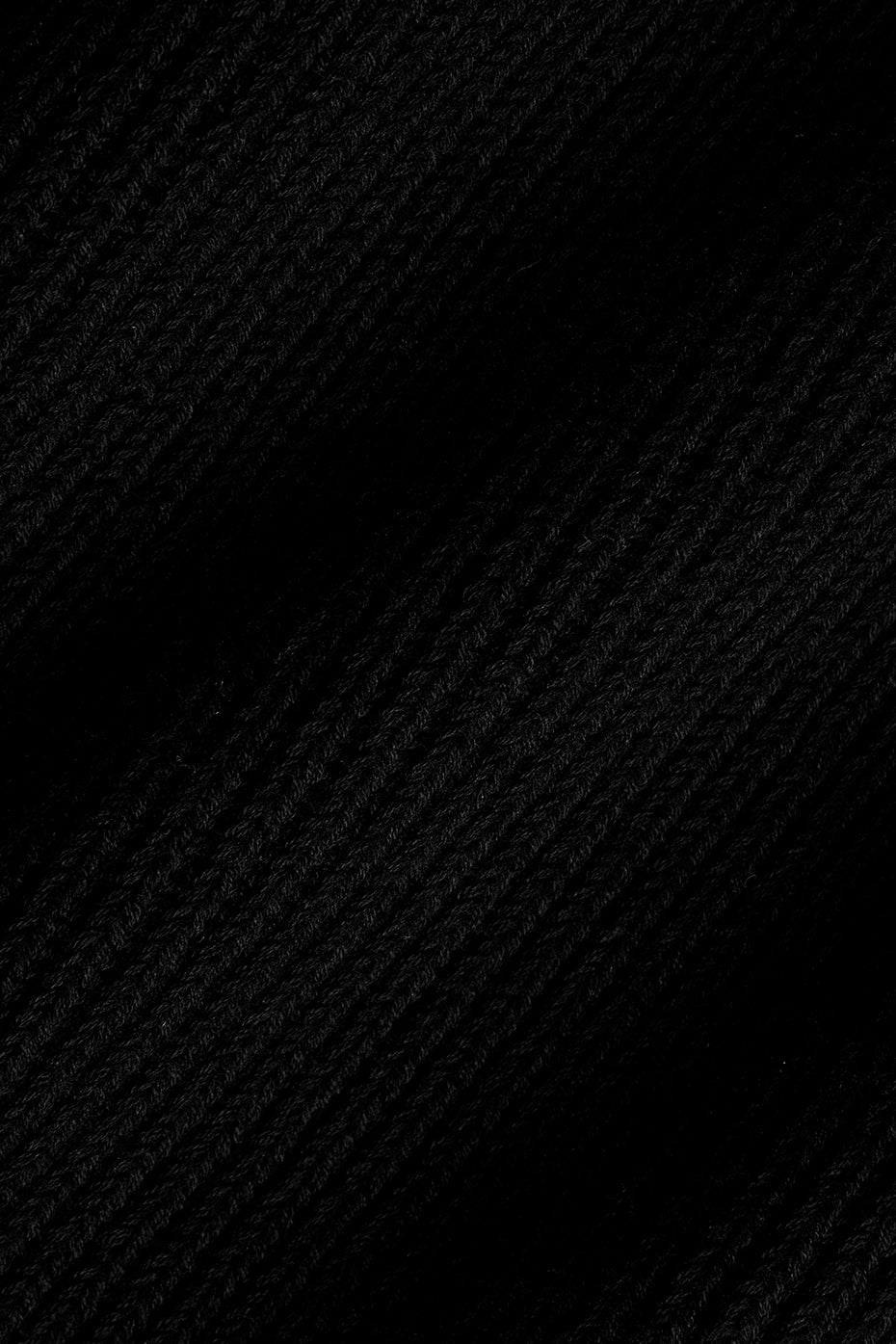 Domain Rib Knit Sweatpant - Black - Image 5