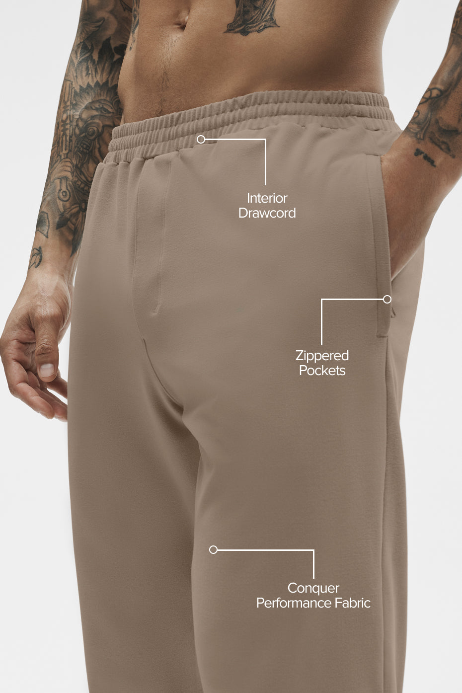 Conquer Max Performance Jogger - Gravel - Image 2