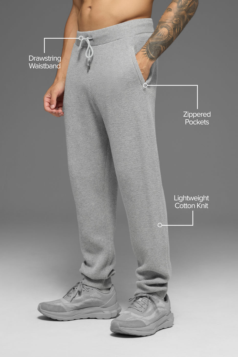 Sports Club Jogger - Athletic Heather Grey - Image 2