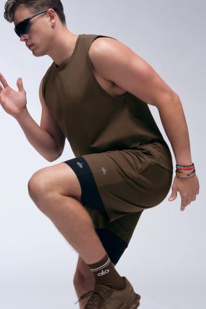 Conquer React 2-In-1 Performance Short - Espresso/Black