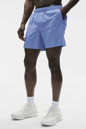 5 Traction Running Short - Provence Blue