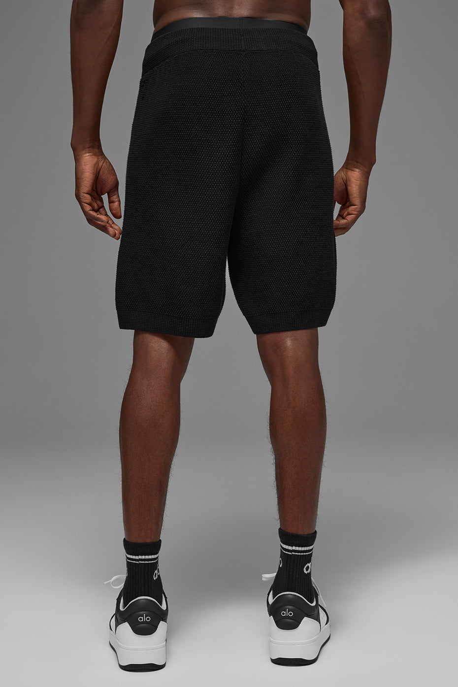 7 Sports Club Sweater Knit Short - Black - Image 3
