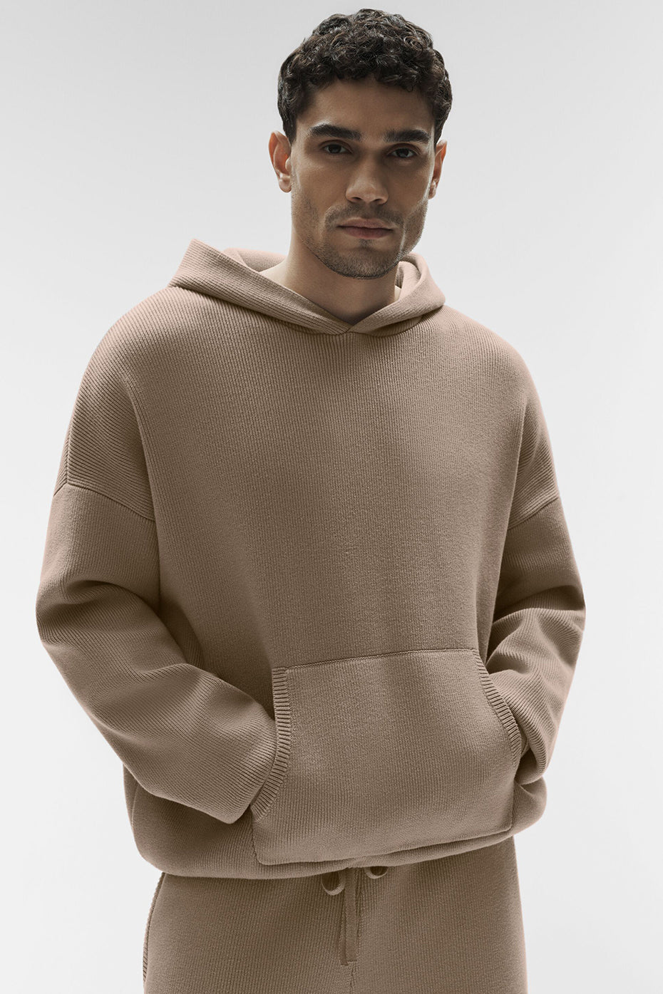 Scholar Hooded Sweater - Gravel - Image 3