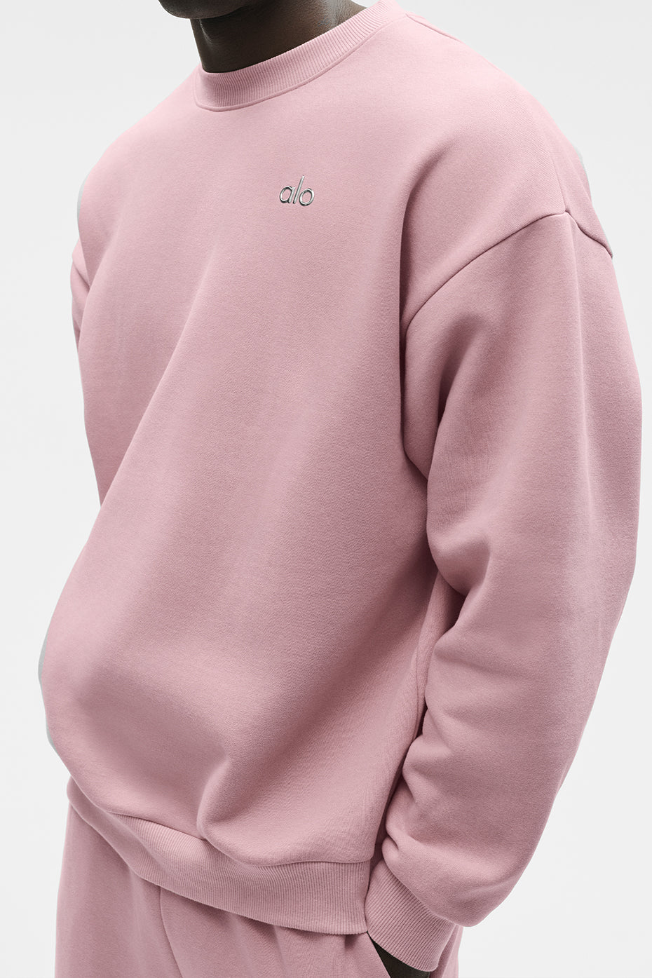 Accolade Crew Neck Pullover - Vintage Pink - Image 3