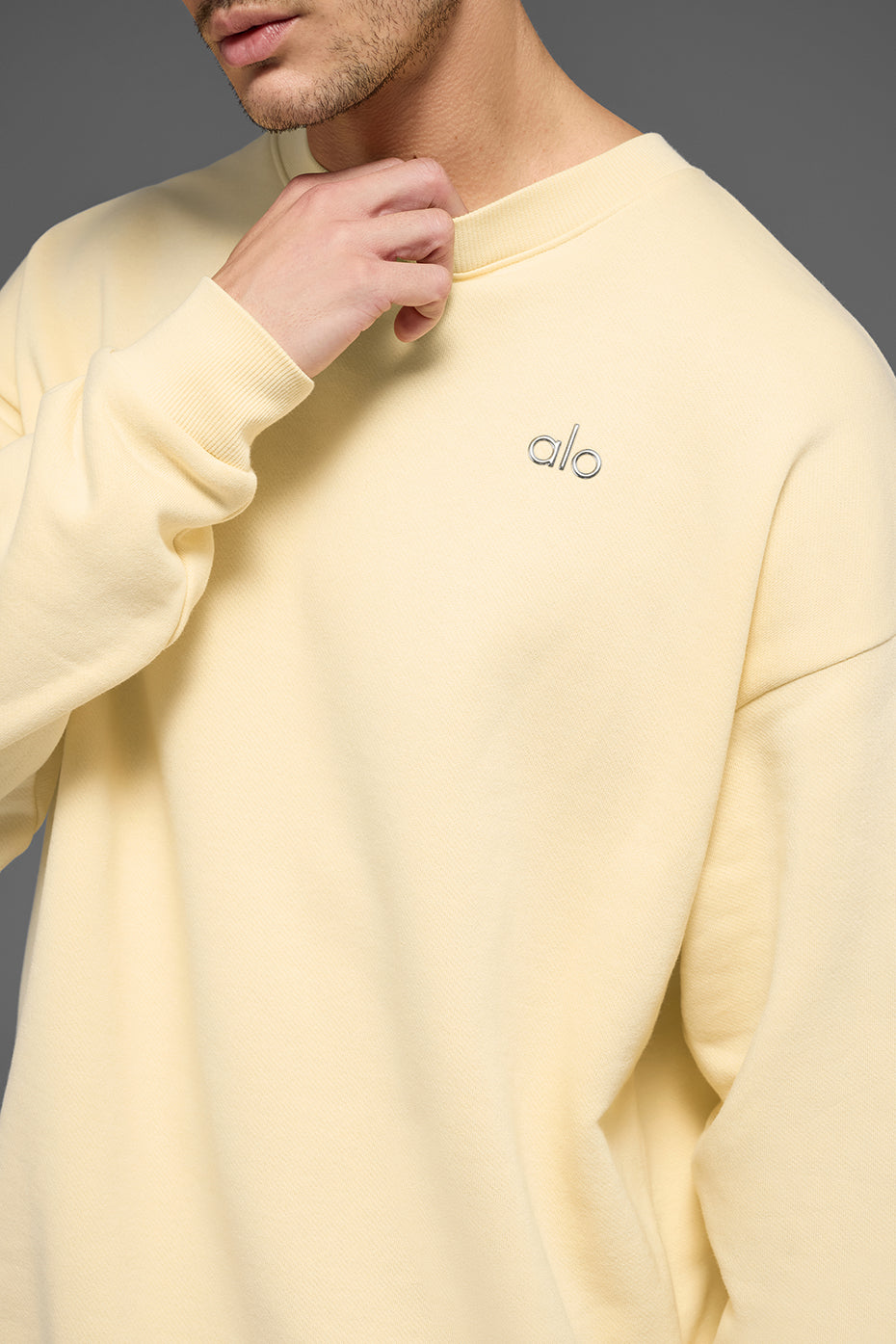 Accolade Crew Neck Pullover - Candlelight Yellow - Image 3