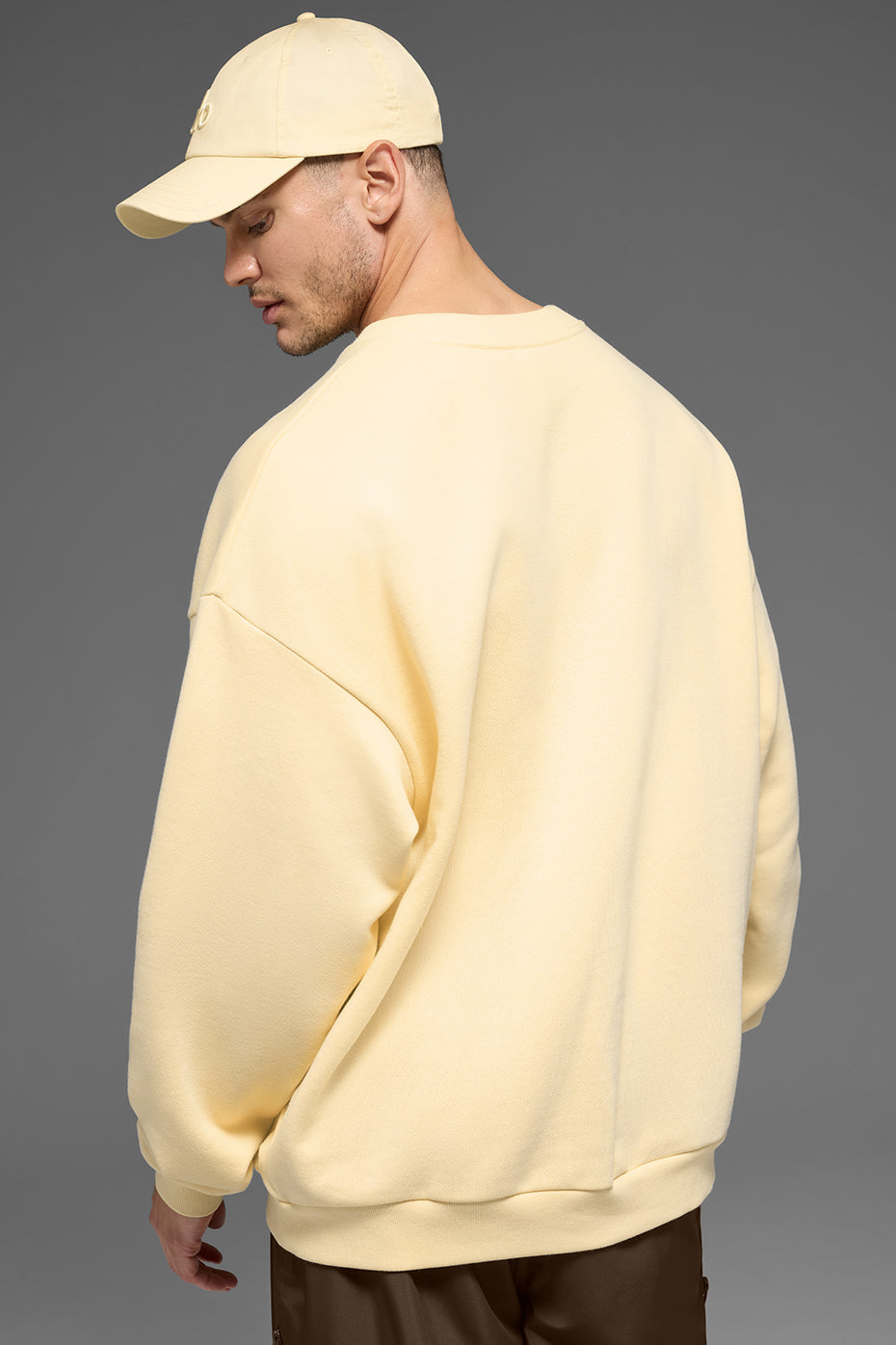 Accolade Crew Neck Pullover - Candlelight Yellow - Image 2