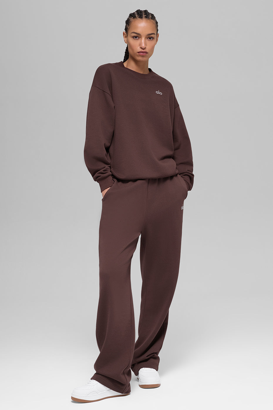 Accolade Crew Neck Pullover - Brownstone - Image 4
