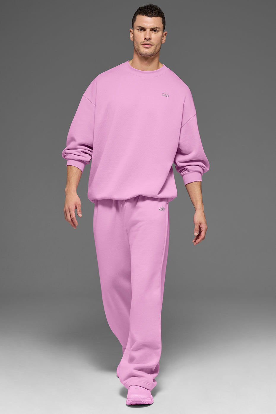 Accolade Crew Neck Pullover - Candy Heart Pink - Image 5