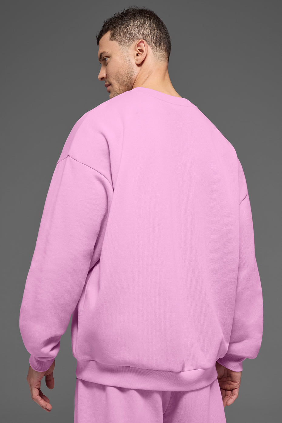 Accolade Crew Neck Pullover - Candy Heart Pink - Image 2