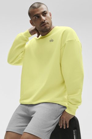 Accolade Crew Neck Pullover - Sunshine