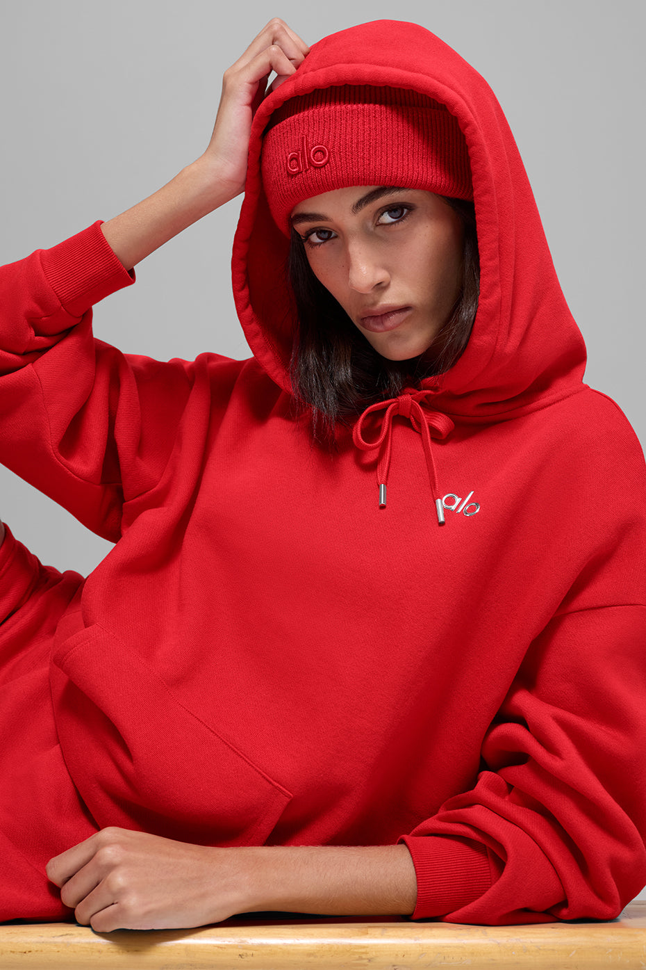 Accolade Hoodie - Bright Red - Image 4