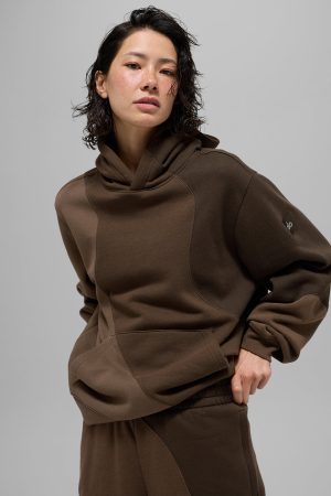 Make Waves Hoodie - Espresso Tonal