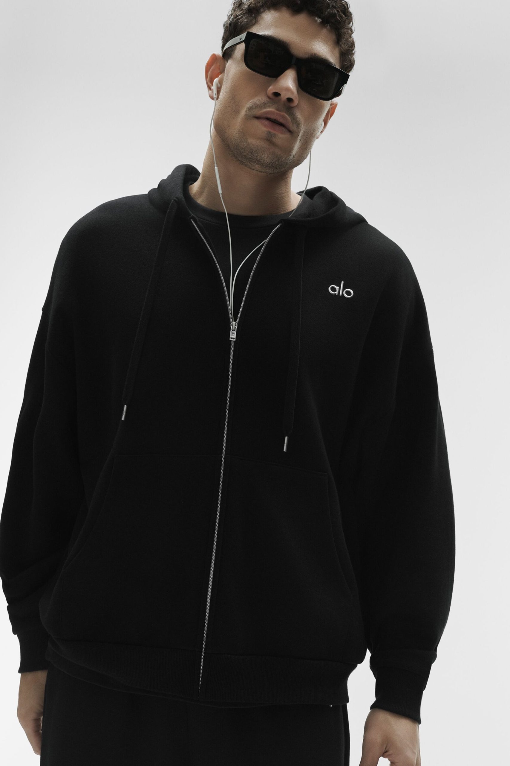 Accolade Full Zip Hoodie - Black - Image 3