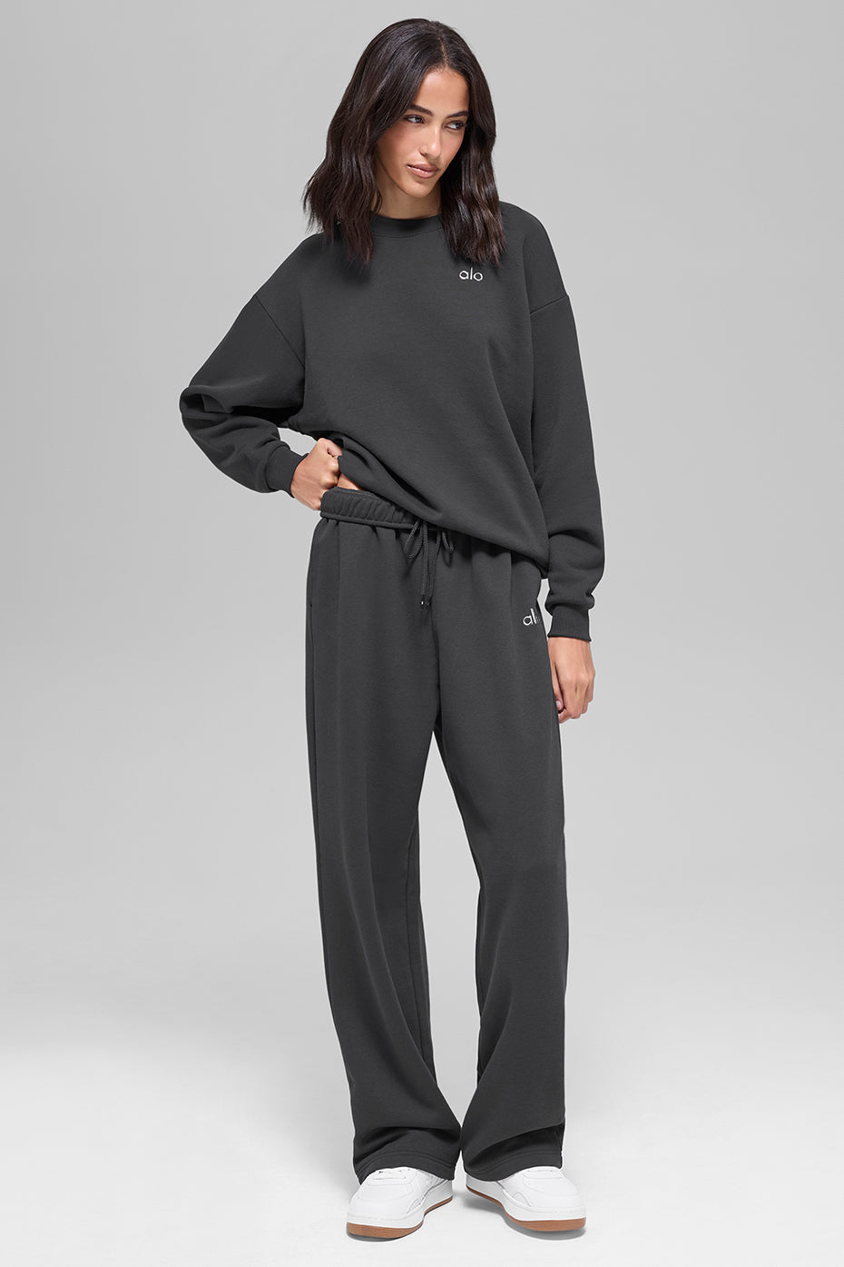 Accolade Straight Leg Sweatpant - Anthracite - Image 6