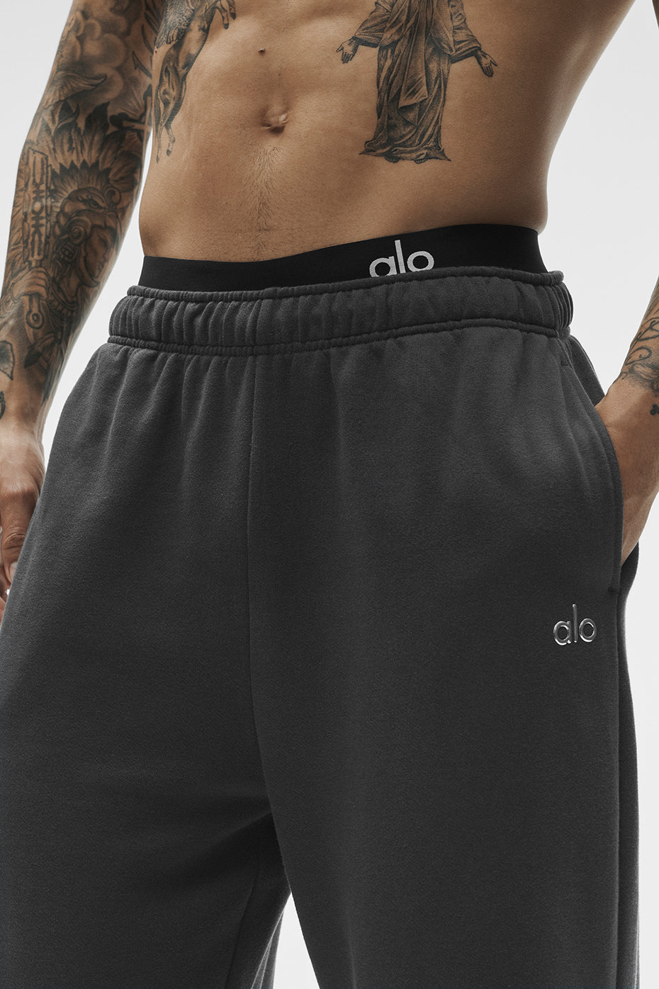 Accolade Straight Leg Sweatpant - Anthracite - Image 4