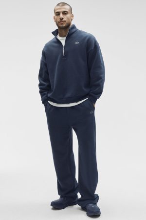 Accolade Straight Leg Sweatpant - Navy